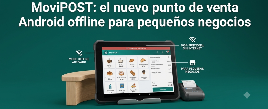 MoviPOST: el nuevo punto de venta Android offline para pequeños negocios